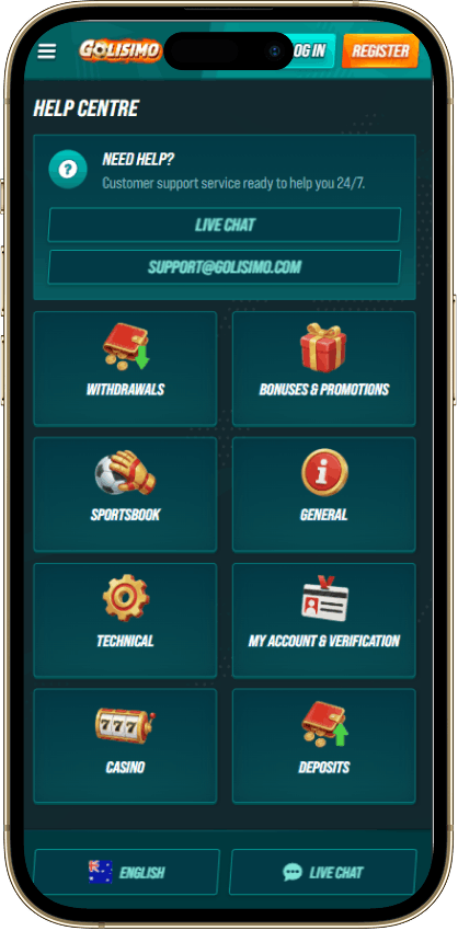Golisimo Casino Support
